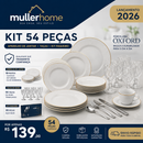 Kit 54 Peças Porcelana Coleção