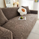 Capa de Sofá Jacquard Floral Impermeável para Casas com Pets