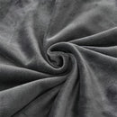 Capa Protetora para Cadeira de Jantar Cinza Escuro em Suede