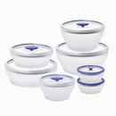 Kit 7 Potes Herméticos de Vidro Premium