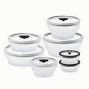Kit 7 Potes Herméticos de Vidro Premium